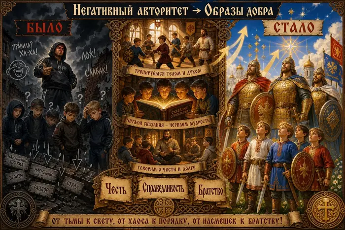 Кейс: от негативного авторитета к образу богатыря